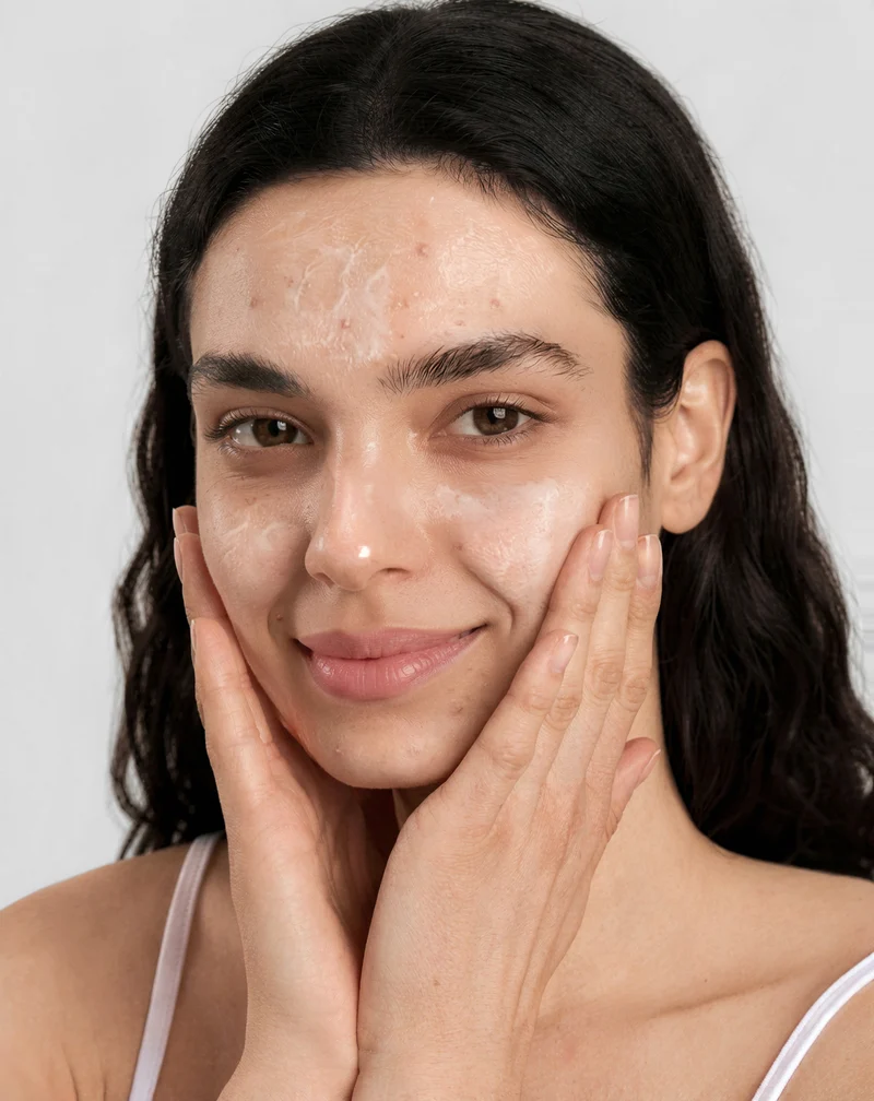 Gommage visage pour peau acnéique à la niacinamide, au panthénol, aux BHA et aux microgranules Anti-Acne Orphica Clinic 100 ml