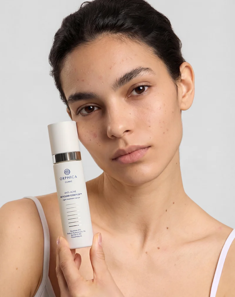Sérum de nuit pour soutenir la régénération des peaux à tendance acnéique Anti-Acne Orphica Clinic 50 ml