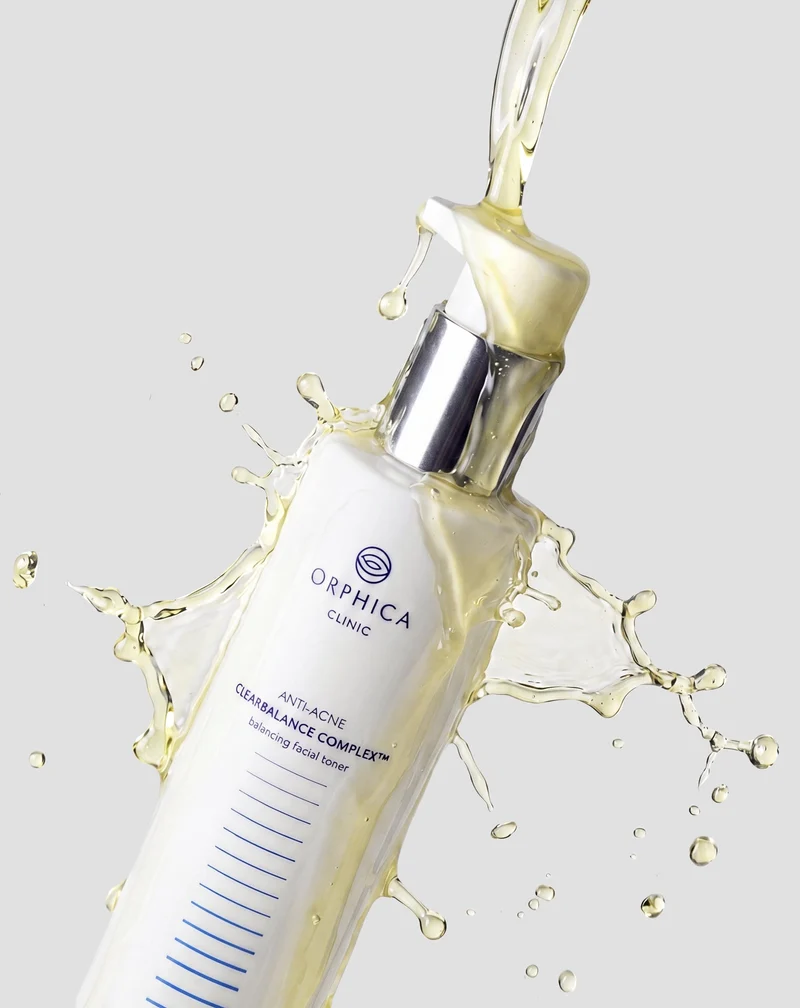 Tonique visage anti-acné à la niacinamide et à l'acide azélaïque Anti-Acne Orphica Clinic 200 ml