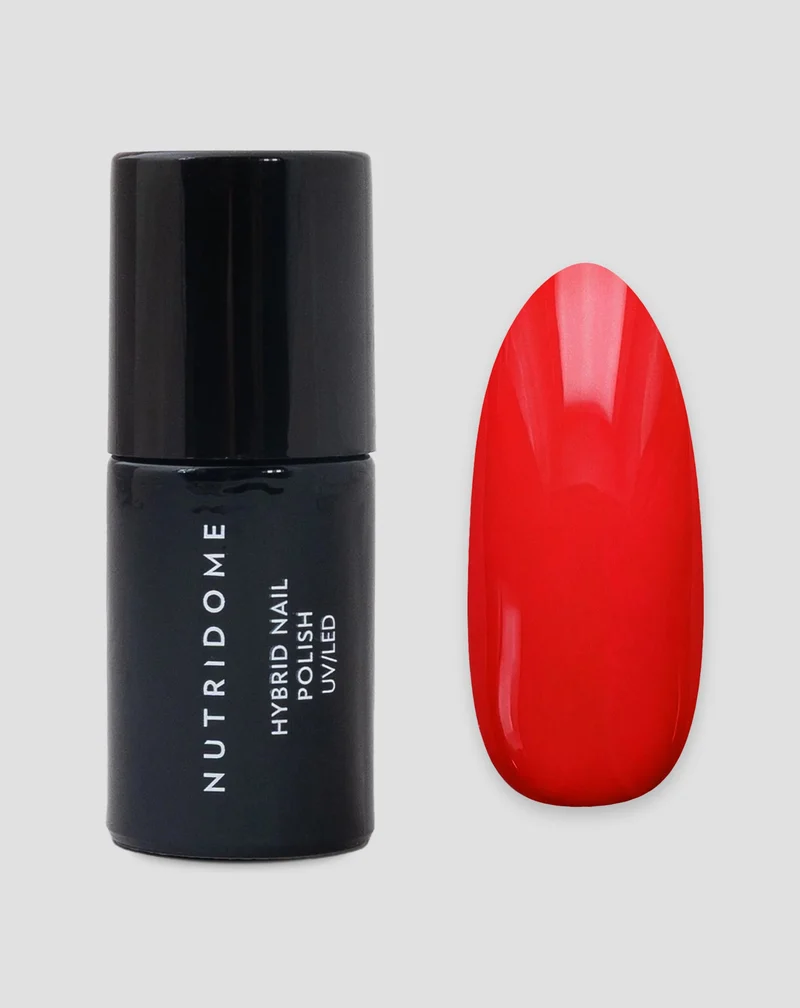 Vernis semi-permanent pour ongles UV/LED Red Velvet 016 Nutridome