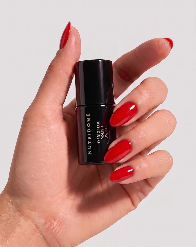 Vernis semi-permanent pour ongles UV/LED Red Velvet 016 Nutridome