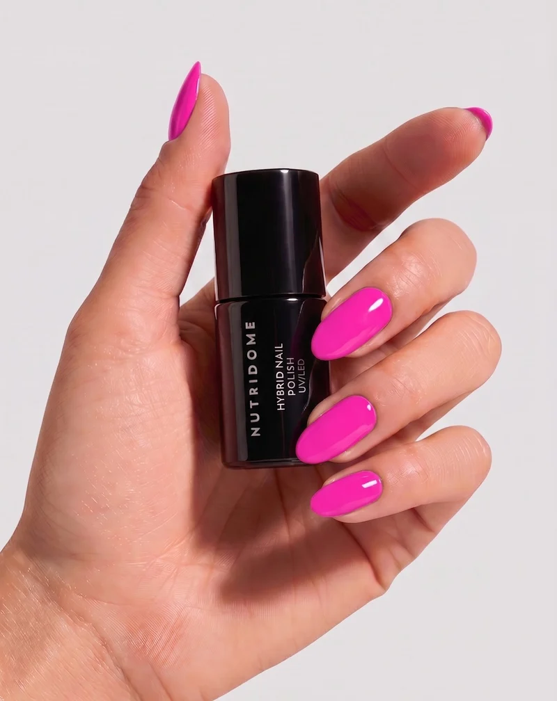 Vernis semi-permanent pour ongles UV/LED Pink Bloom 014 Nutridome