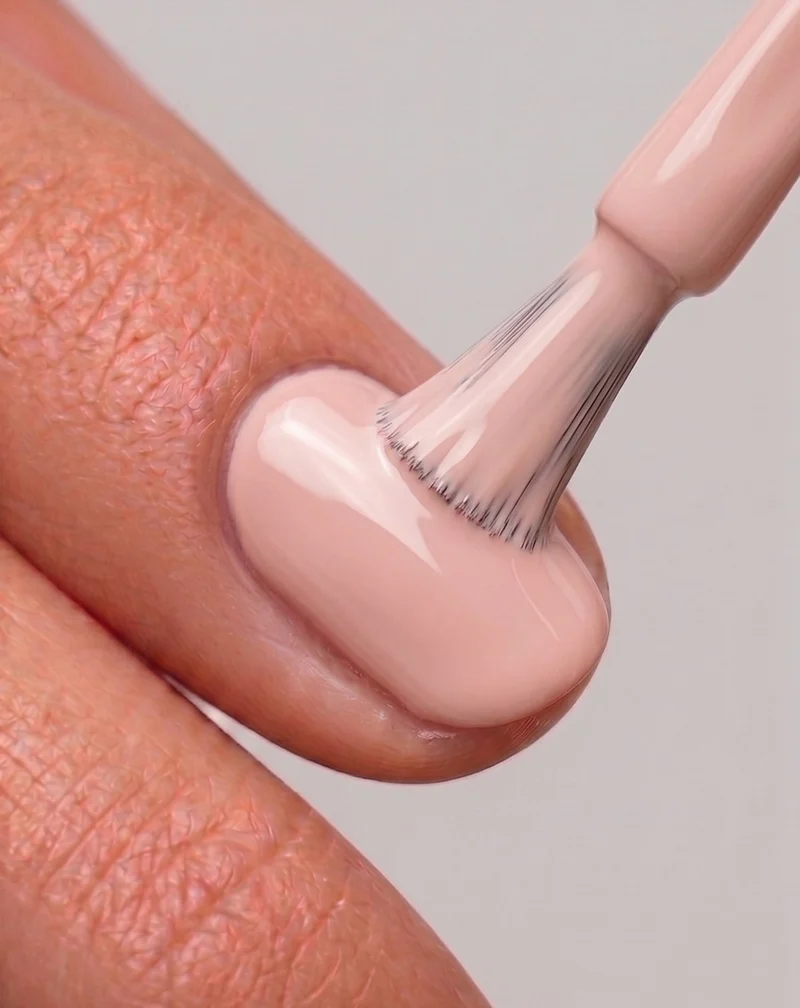 Vernis semi-permanent pour ongles UV/LED French Nude 006 Nutridome