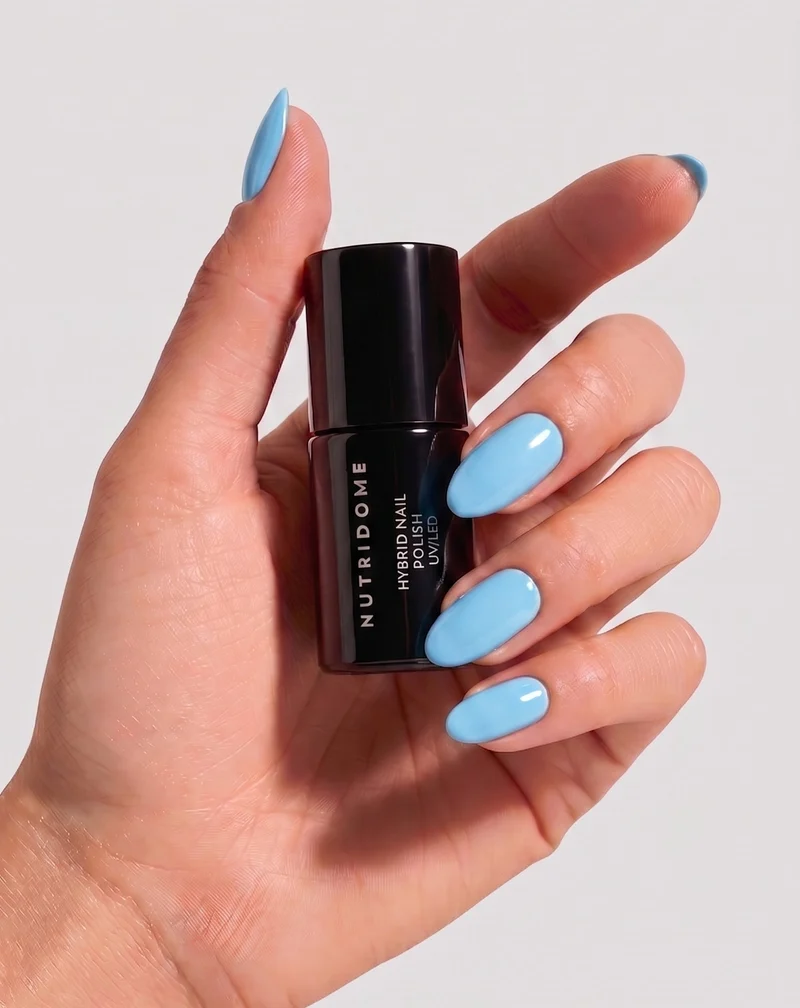 Vernis semi-permanent pour ongles UV/LED Ocean Blue 003 Nutridome