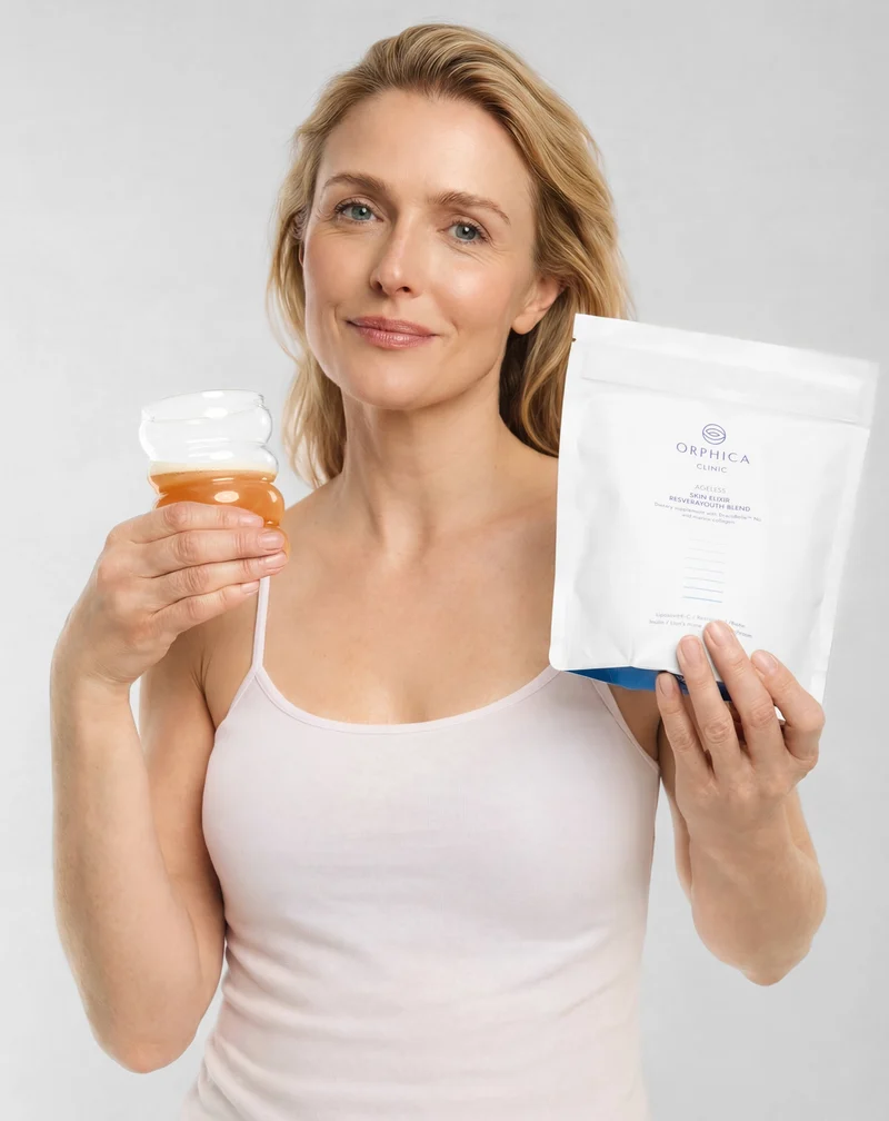 Élixir anti-âge au collagène de poisson et complexe DracoBelle™ Nu Orphica Clinic Ageless