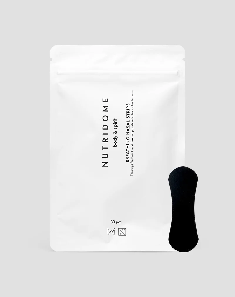 Bandelettes nasales pour mieux respirer, 30 pièces Nutridome