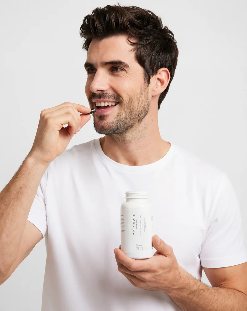 Complément alimentaire au charbon actif Nutridome 60 gélules