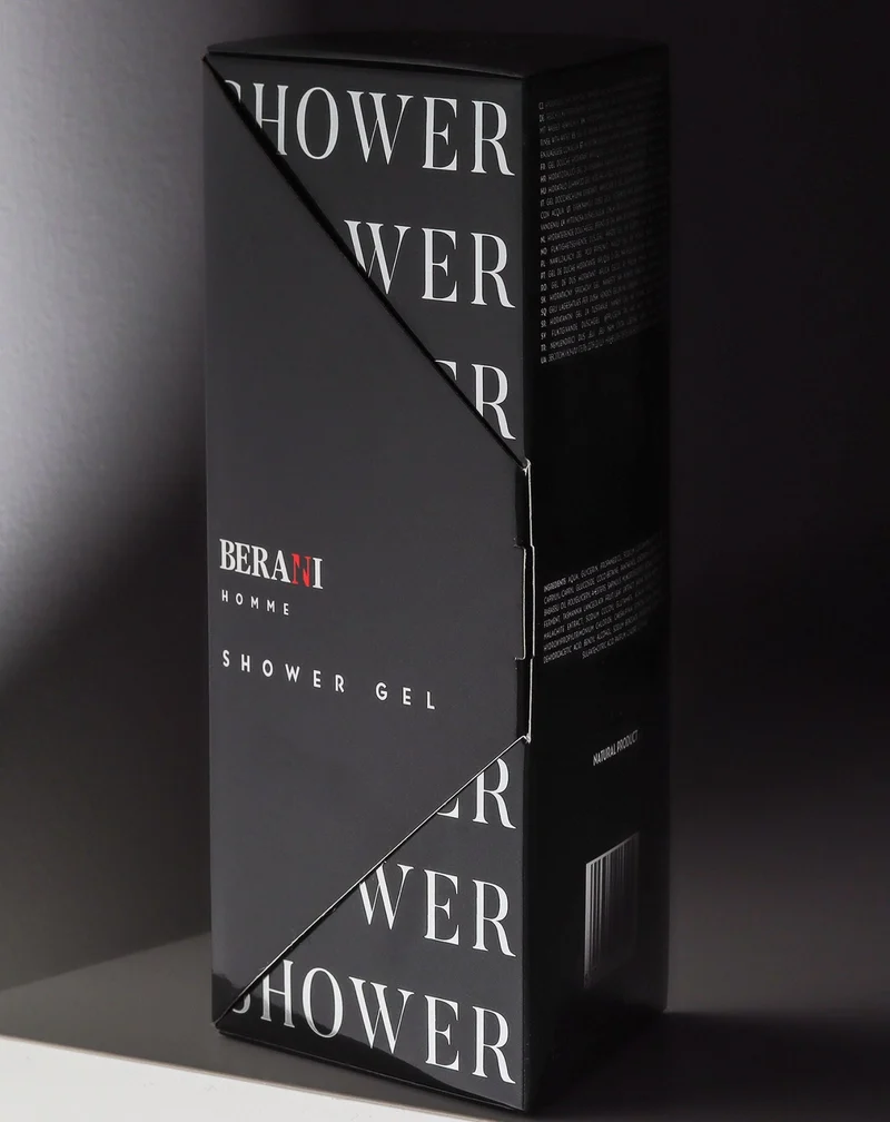 Gel douche parfumé à la vanille et au tabac avec de la bétaïne pour plus d'énergie Berani
