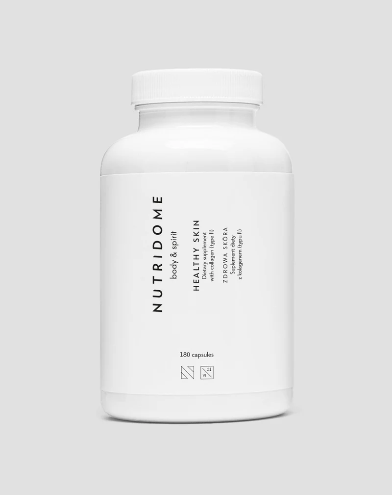 Complément de collagène de type II Nutridome pour une peau saine 180 gélules