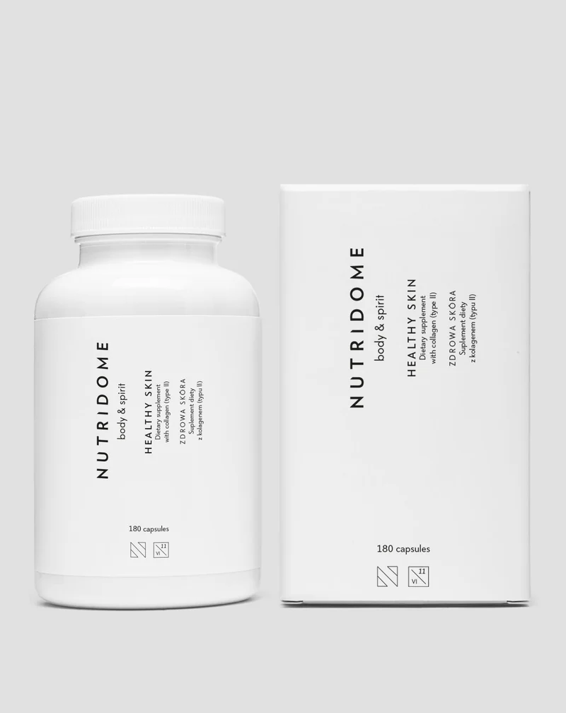 Complément de collagène de type II Nutridome pour une peau saine 180 gélules