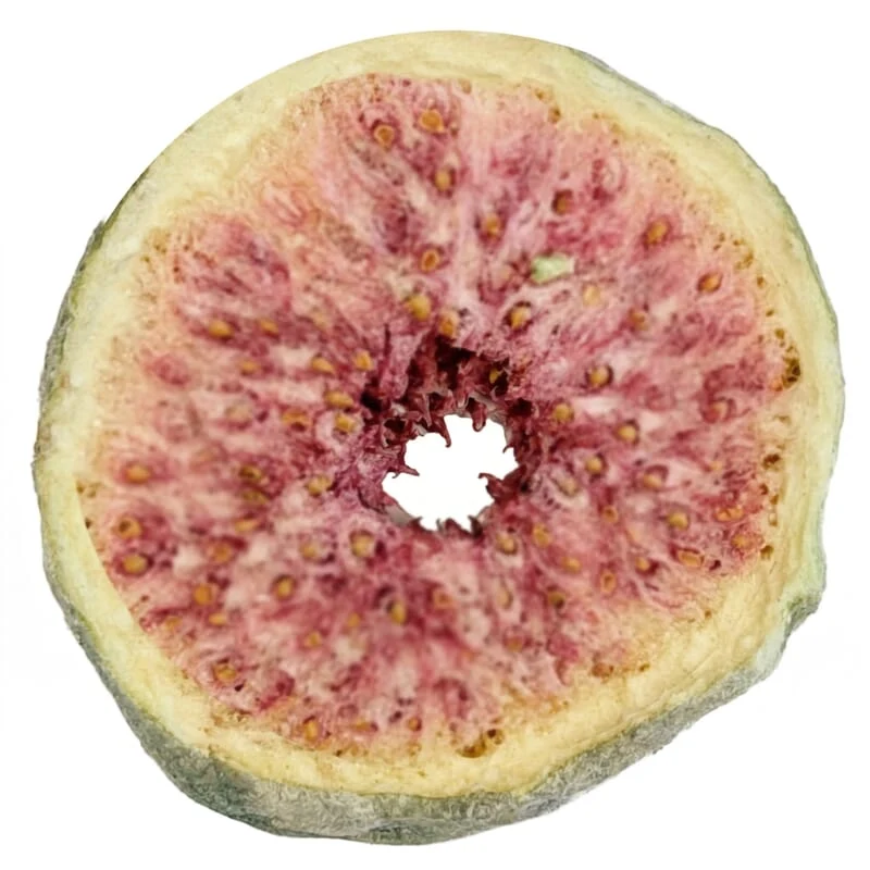 Tranches de figues lyophilisées