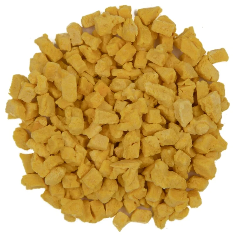 Morceaux de fruits de la passion lyophilisés