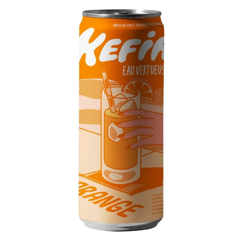 Thé noir au kéfir - orange bio