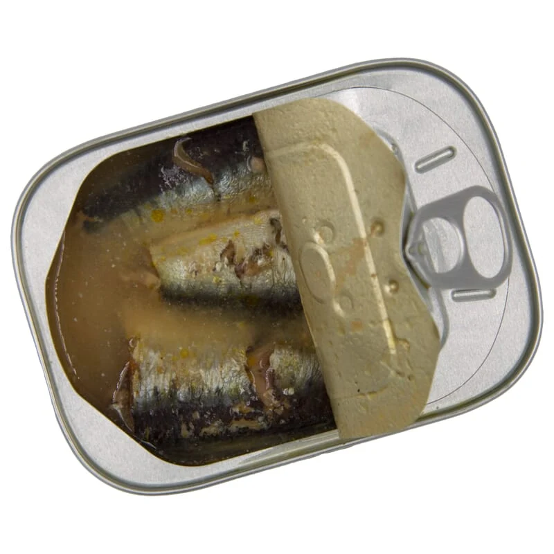 Sardines à l'eau de source