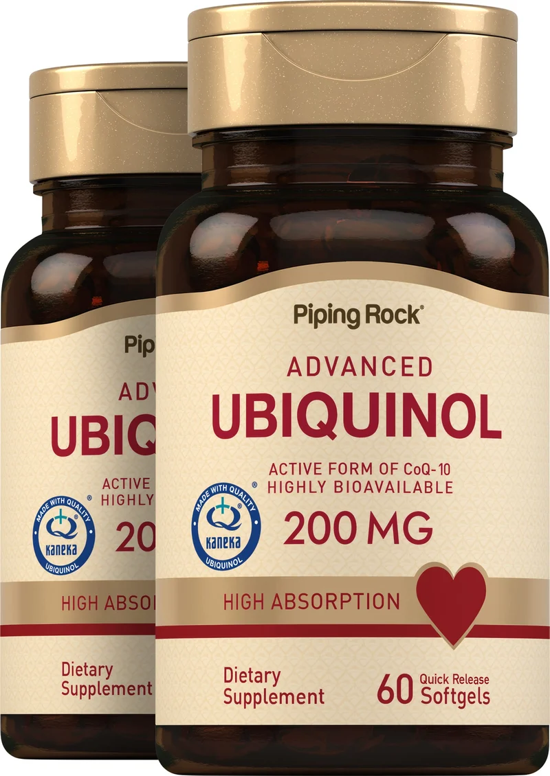Ubiquinol, 200 mg, 60 Quick Release Softgels, 2 Bottles