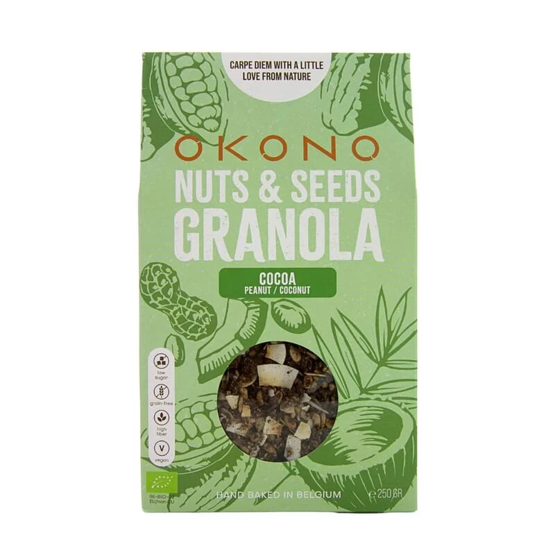 OKONO - BIO noix et graines granola cacao
