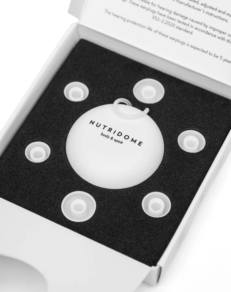 Bouchons d'oreille Nutridome - set de 4 tailles