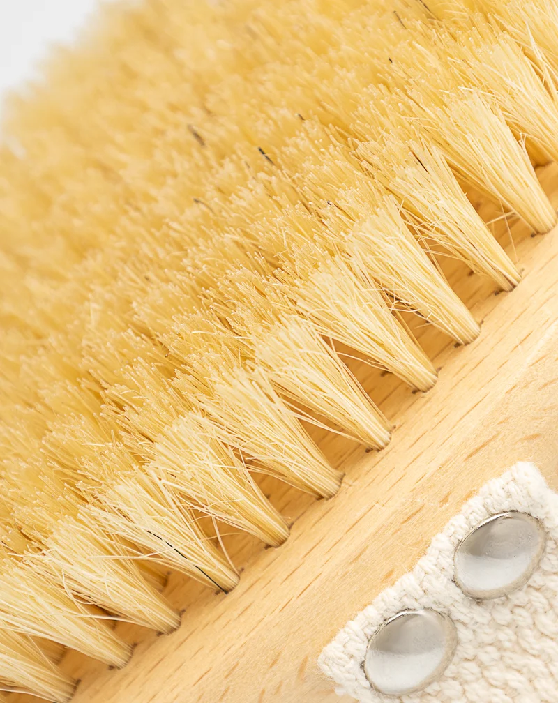 Brosse de massage pour le corps en poils de sanglier naturels Uddo
