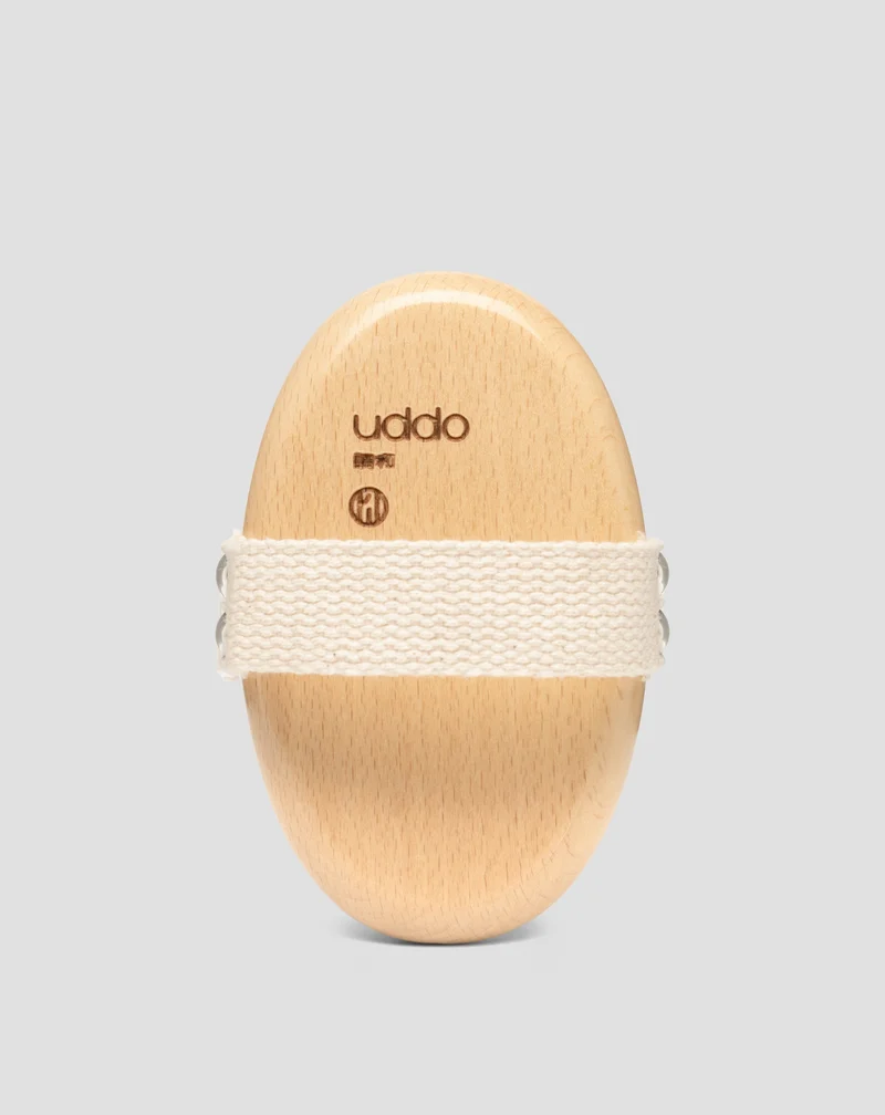Brosse de massage pour le corps en poils de sanglier naturels Uddo