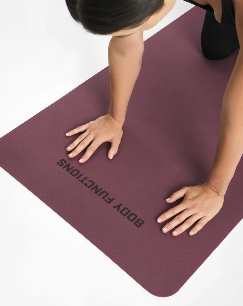 Tapis de yoga fin antidérapant Body Functions