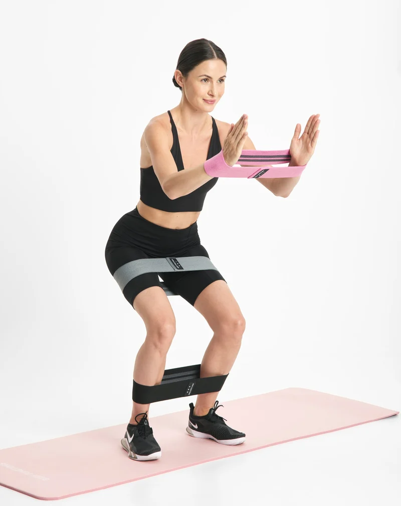 Body Functions bandes de résistance courtes pour le fitness 76 cm set de 3.