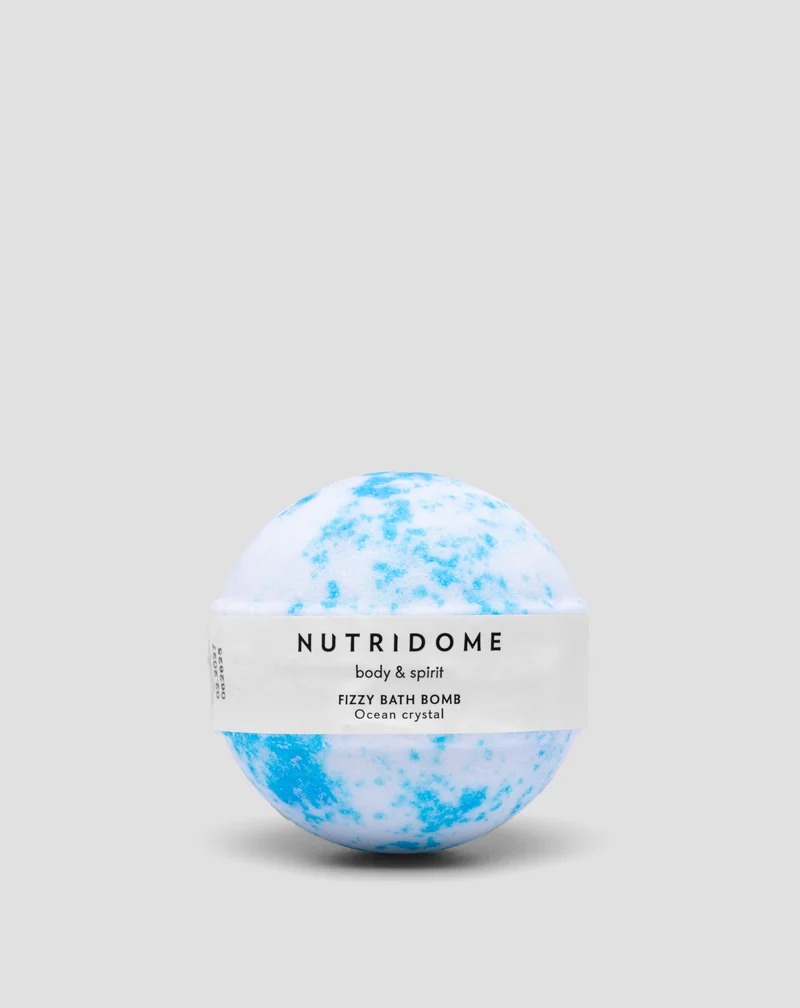 Boule de bain effervescente Nutridome, hydratante et nourrissante pour la peau