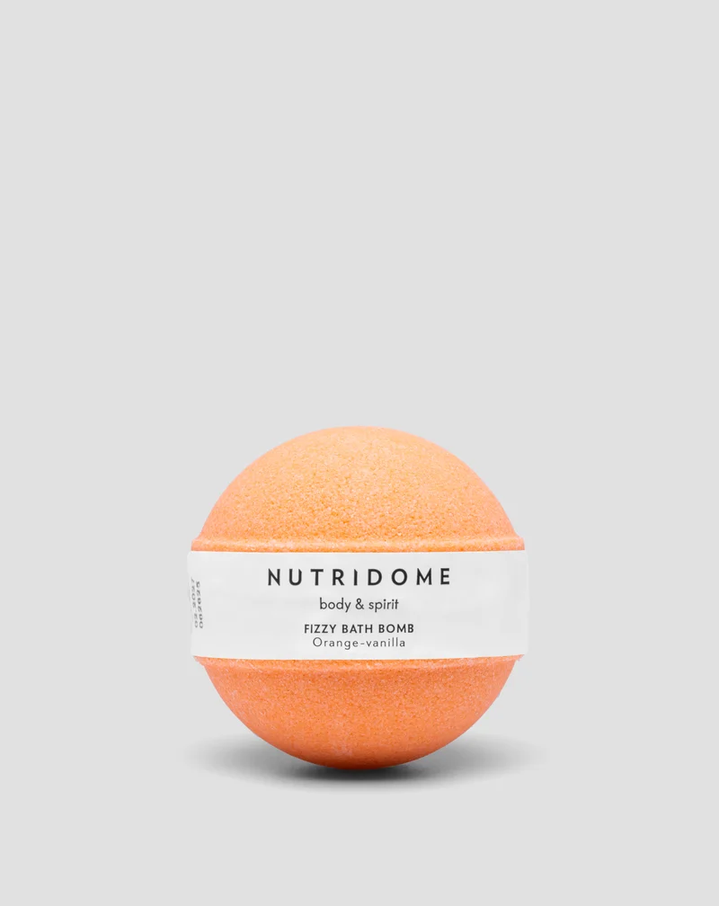 Boule de bain effervescente Nutridome, hydratante et nourrissante pour la peau