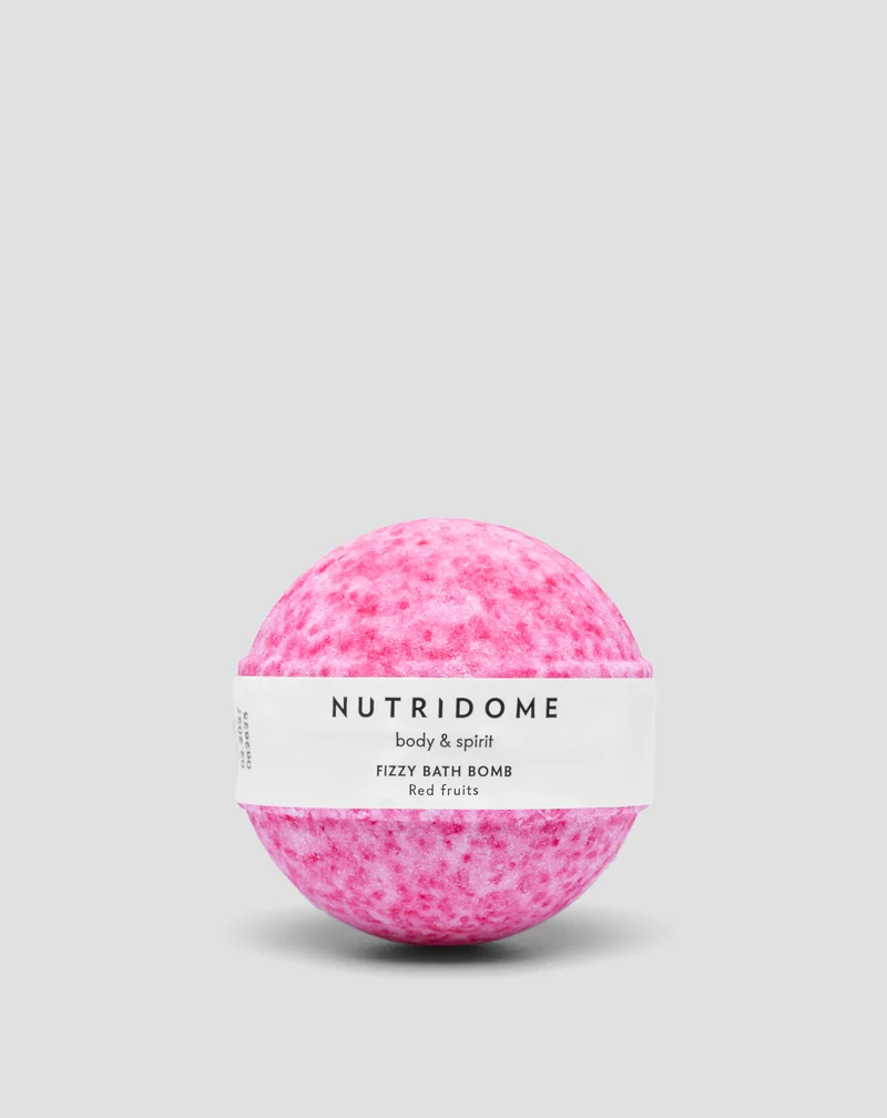 Boule de bain effervescente Nutridome, hydratante et nourrissante pour la peau