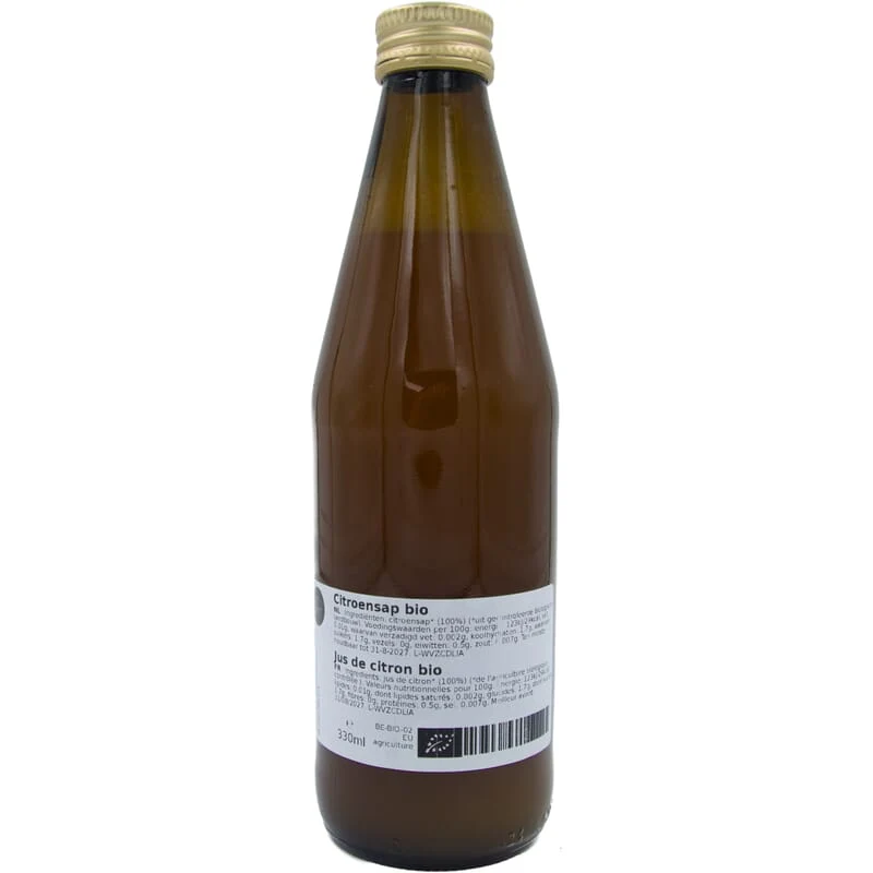 Jus de citron bio