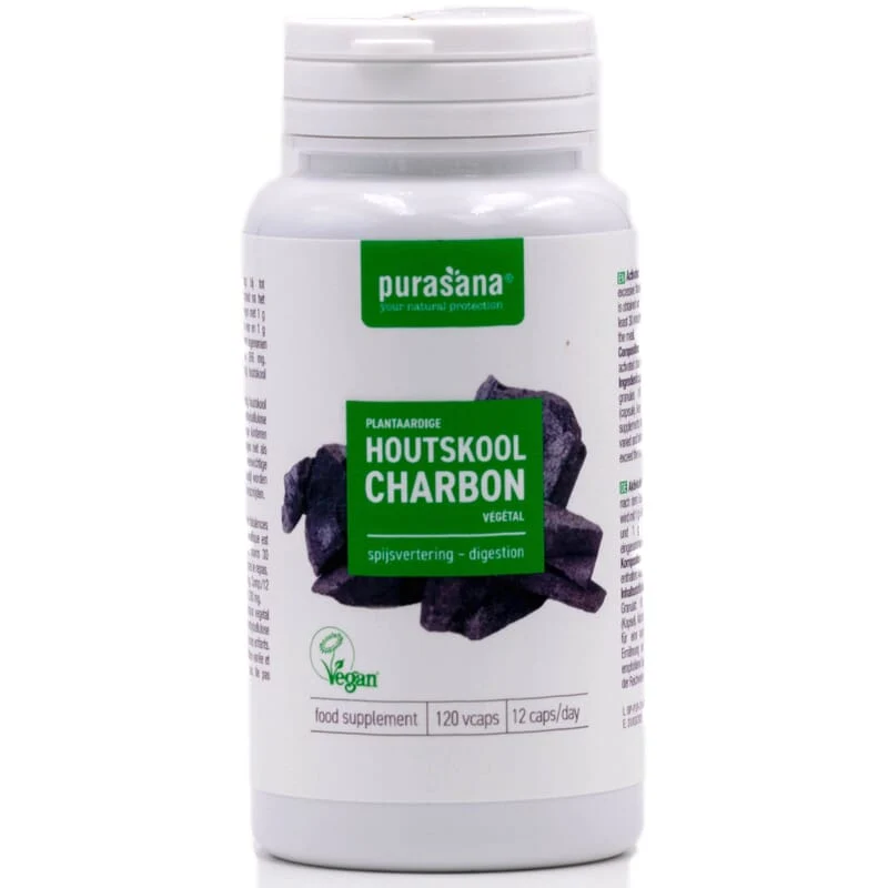 Capsules de charbon végétal