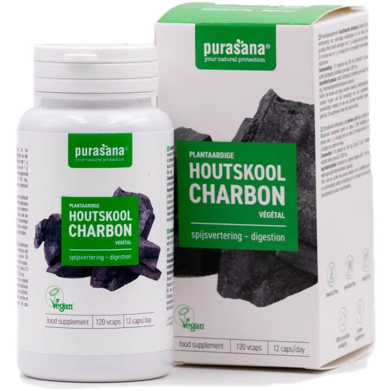 Capsules de charbon végétal