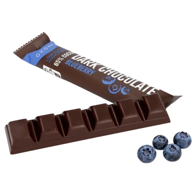 OKONO - Chocolat noir à la myrtille