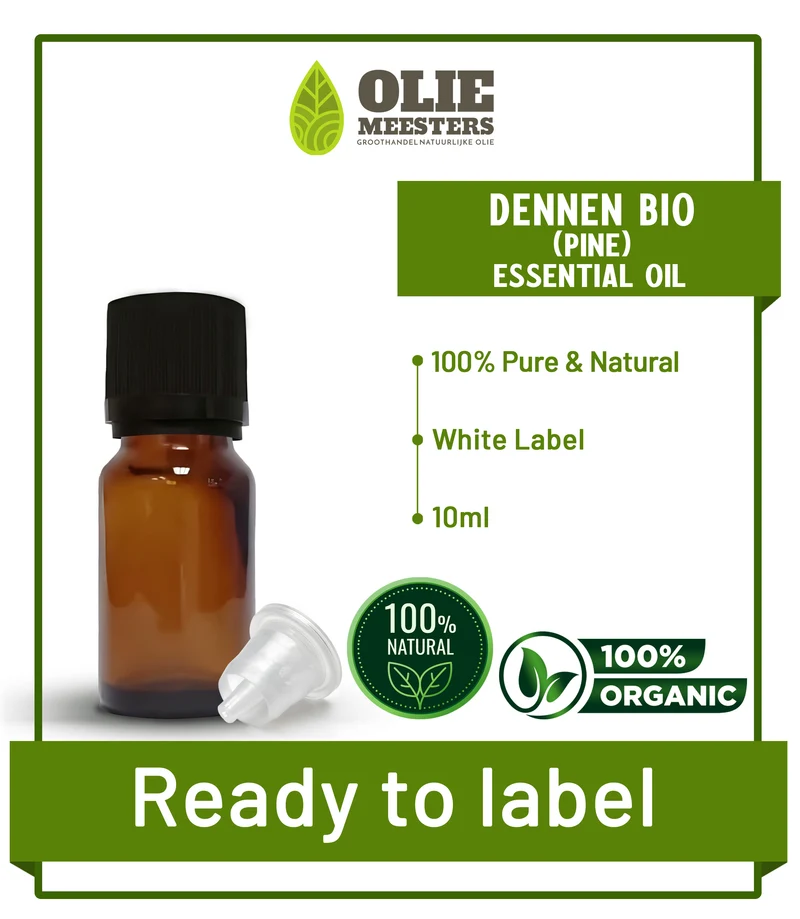 Dennen (SCOTCH PINE) etherische olie Biologisch | Ready to Label (White Label) | 10 ml | 8102