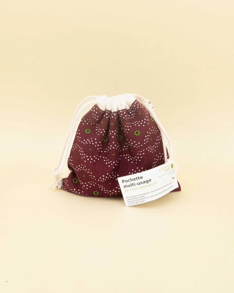 Pochette de transport - Serviette hygiénique lavable