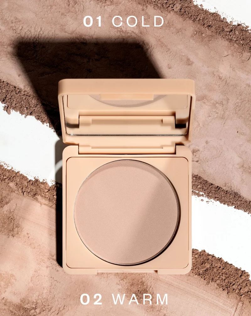 Bronzant pressé Selfglow 02 Warm avec ingrédients actifs pour le contournement du visage Paese