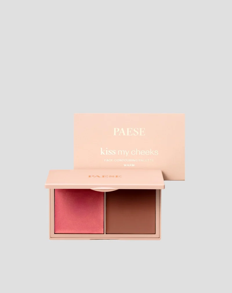 Palette crème contour du visage kiss my cheeks warm Paese