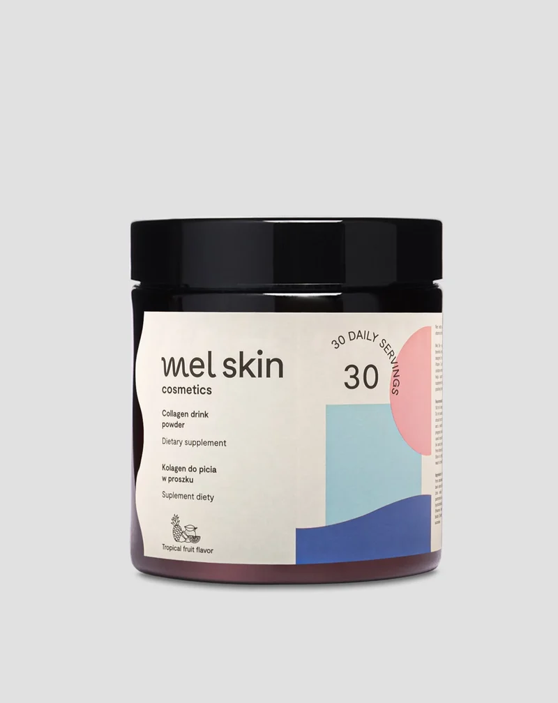 Collagène de poisson 5000 mg poudre à boire pour une belle peau, des cheveux, des ongles et des articulations saines avec de la glucosamine et de la vitamine C Mel Skin