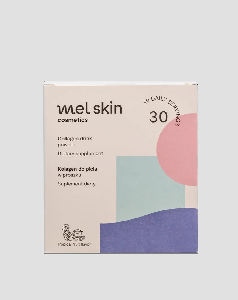 Collagène de poisson 5000 mg poudre à boire pour une belle peau, des cheveux, des ongles et des articulations saines avec de la glucosamine et de la vitamine C Mel Skin
