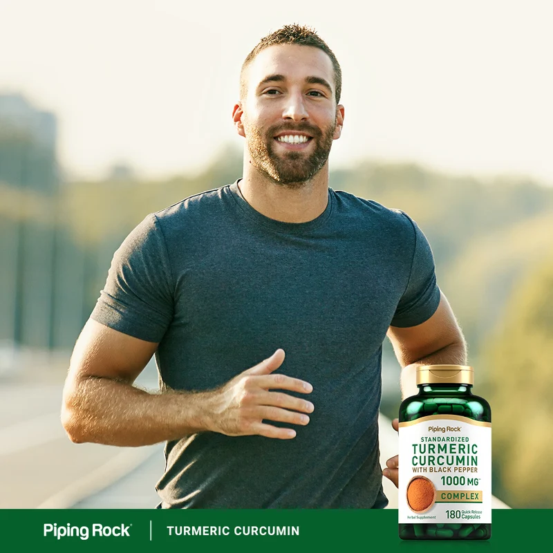 Standardized Turmeric Curcumin Complex w/ Black Pepper, 1000 mg, 180 Quick Release Capsules, 2 Bottles
