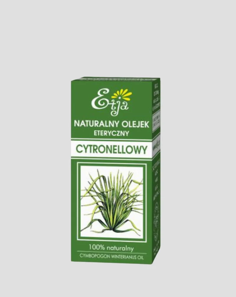 Huile essentielle naturelle de citronnelle issue des tiges et des feuilles de lemongrass Etja