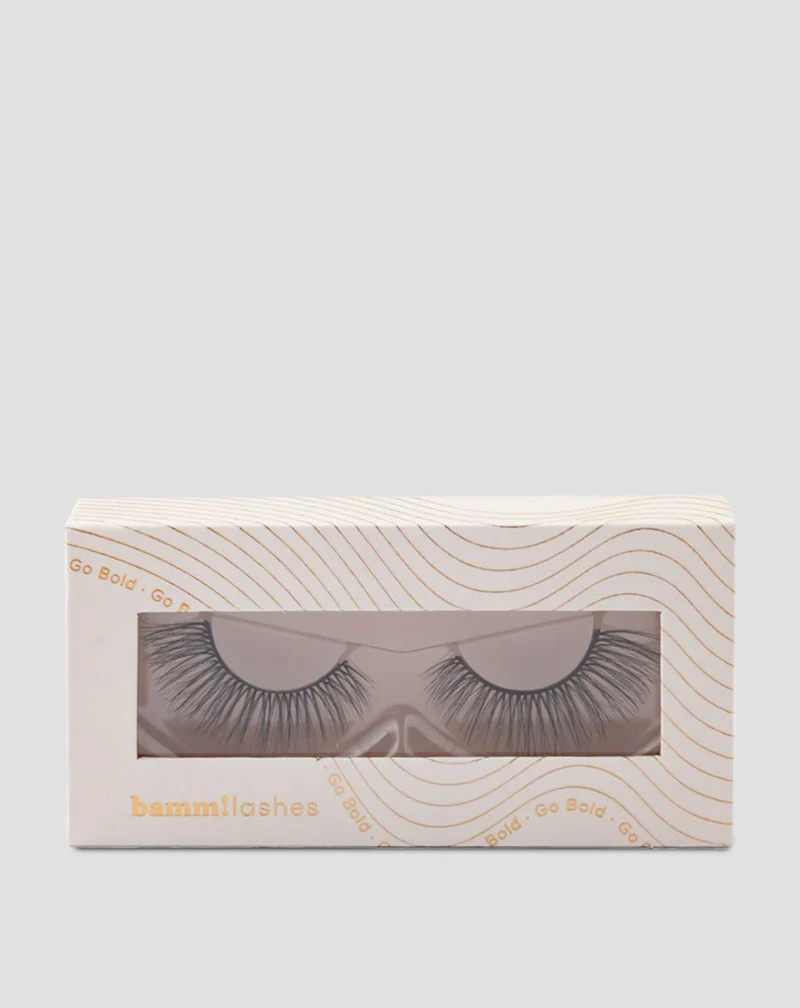 Faux cils en bande 2d à usage répété très doux Go Bold Bamm!Lashes