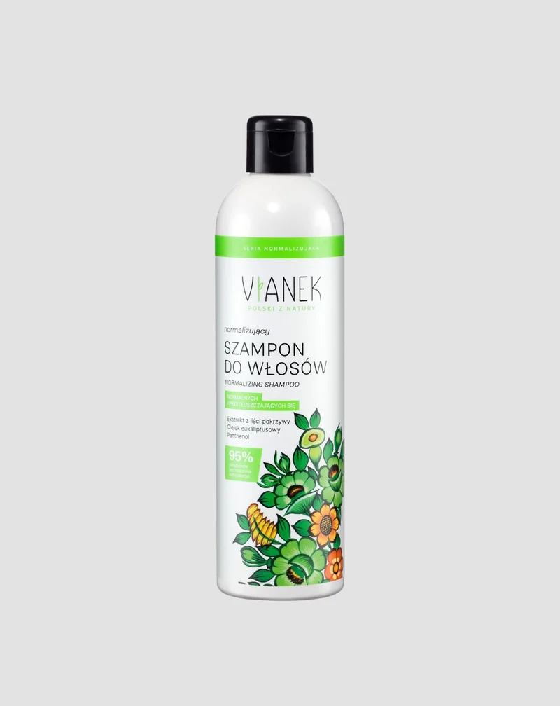 Shampooing normalisant pour cheveux normaux et gras Vianek