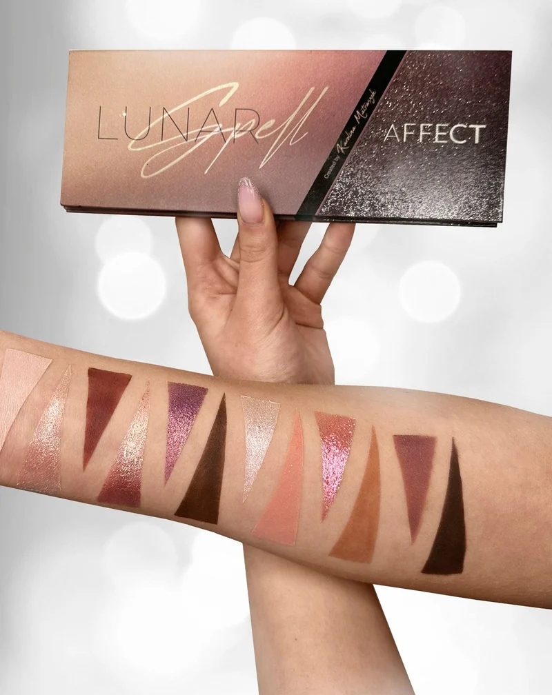 Palette d'ombres à paupières pressés Lunar Spell Affect Professional Cosmetics