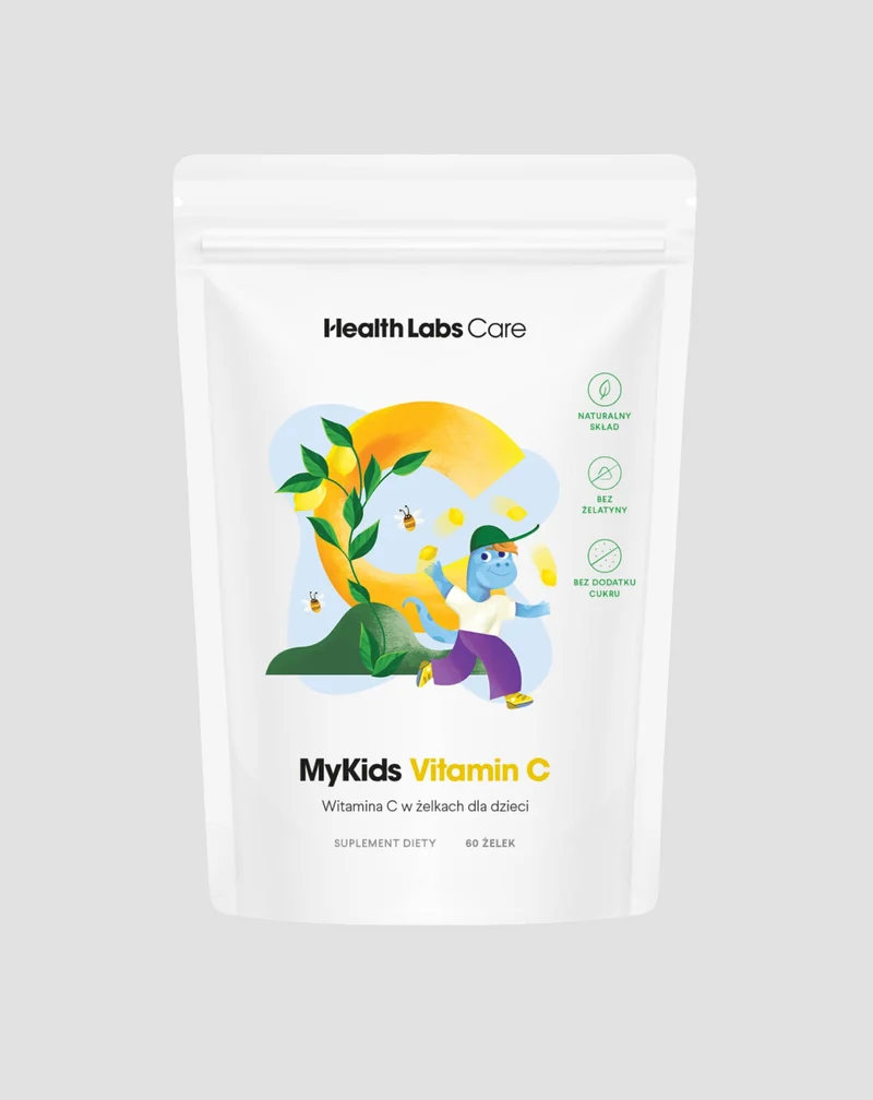 Gélifiés végétaliens à la vitamine C pour enfants MyKids Vitamin C Health Labs Care 60 pcs.