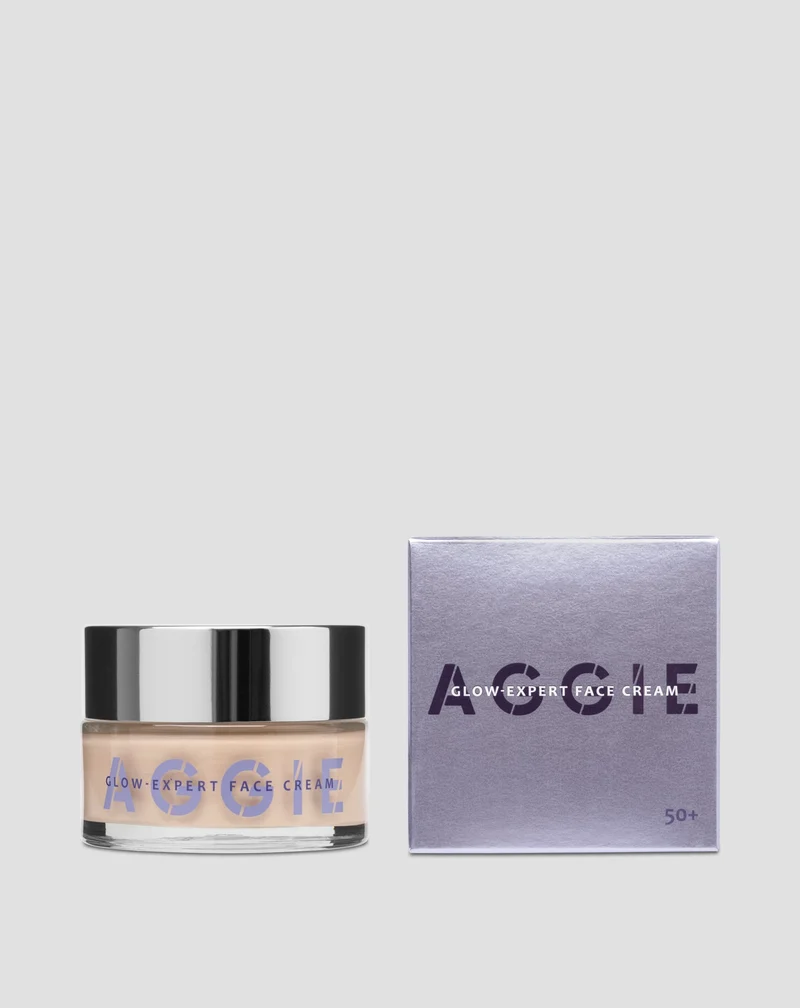 Crème illuminante pour les peaux sèches réduit les rougeurs et donne un effet glow Aggie