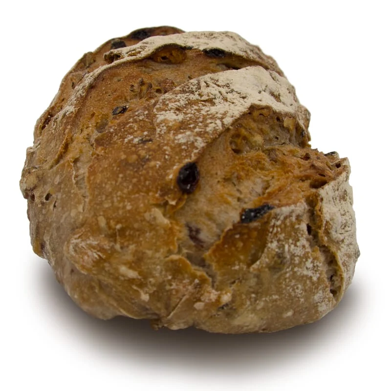 Pain au levain aux noix et raisins