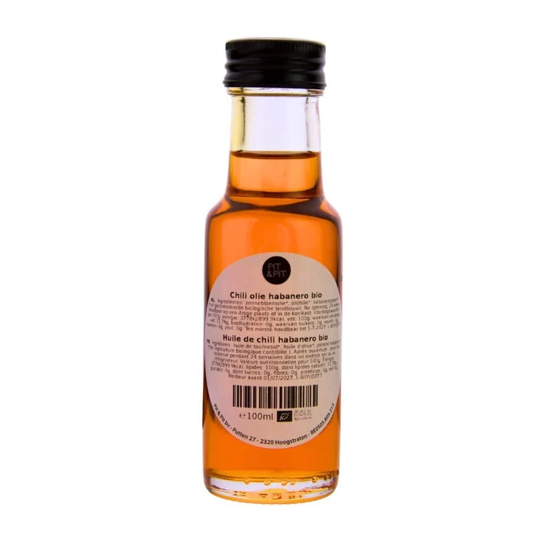 Huile de chili habanero bio