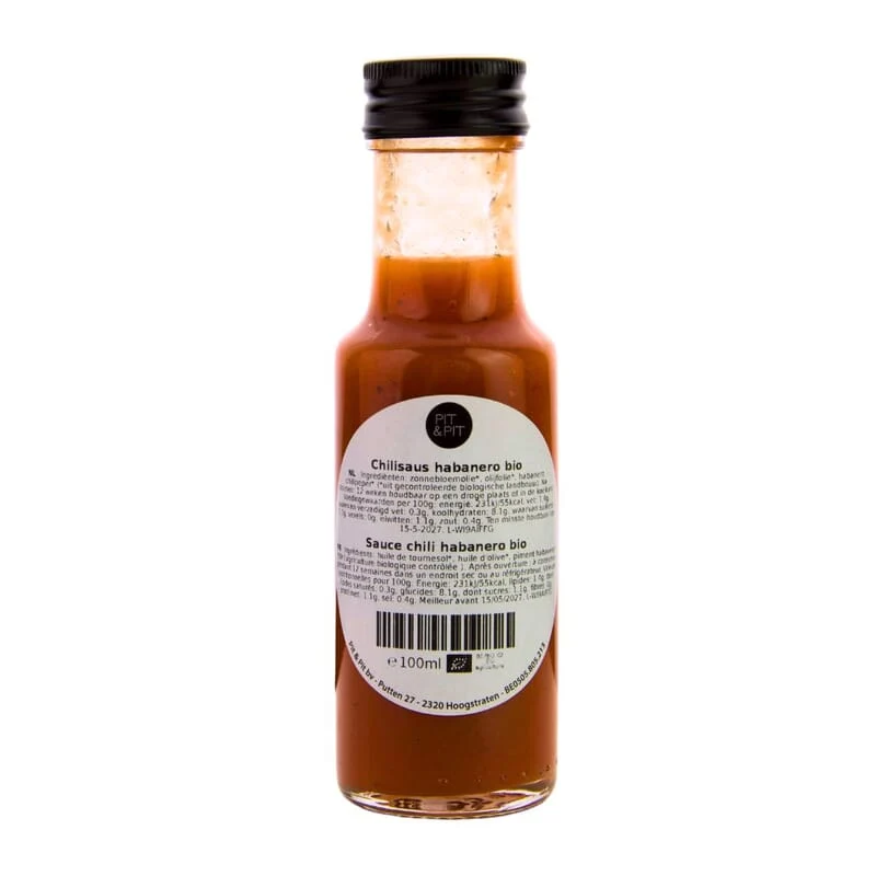 Sauce chili habanero bio