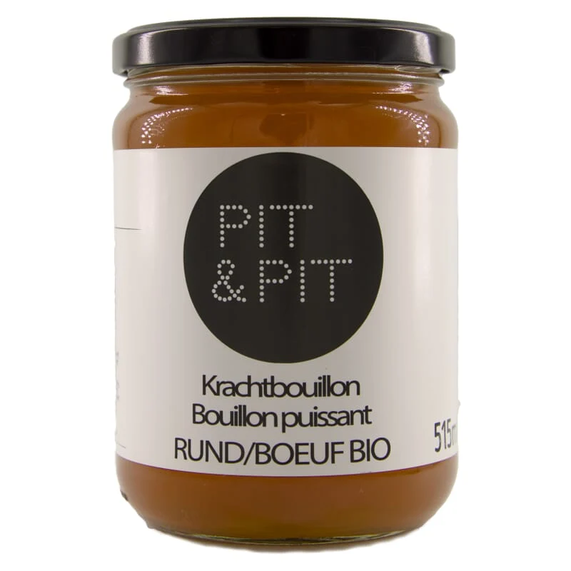 Bouillon d'os de bœuf bio