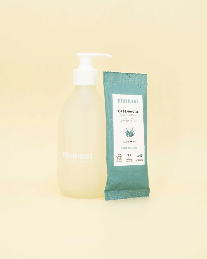 Gel douche - Aloe vera - Bouteille & Recharge